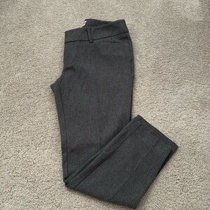 Ankle dress pants in gray